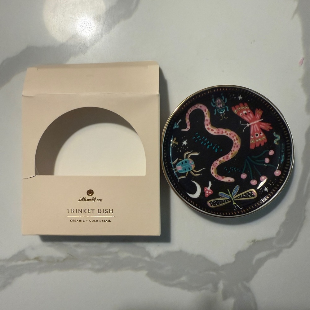 New in Box Idlewild Co. Ceramic Trinket Dish